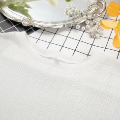 3 Sets Summer Knitted Women Casual Short Sleeves Pajama