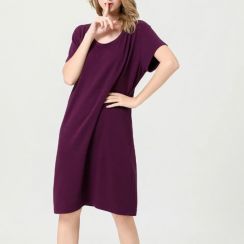 10 Pcs Womens Cotton Plus Size Short Sleeved Loose Fit Nightgowns