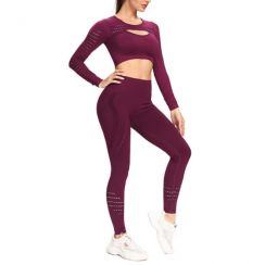 6 Sets Women Gym Sports Seamless Yoga Leggings Set