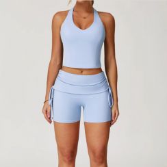 6 Sets Womens High Waisted Gym Sportswear Set